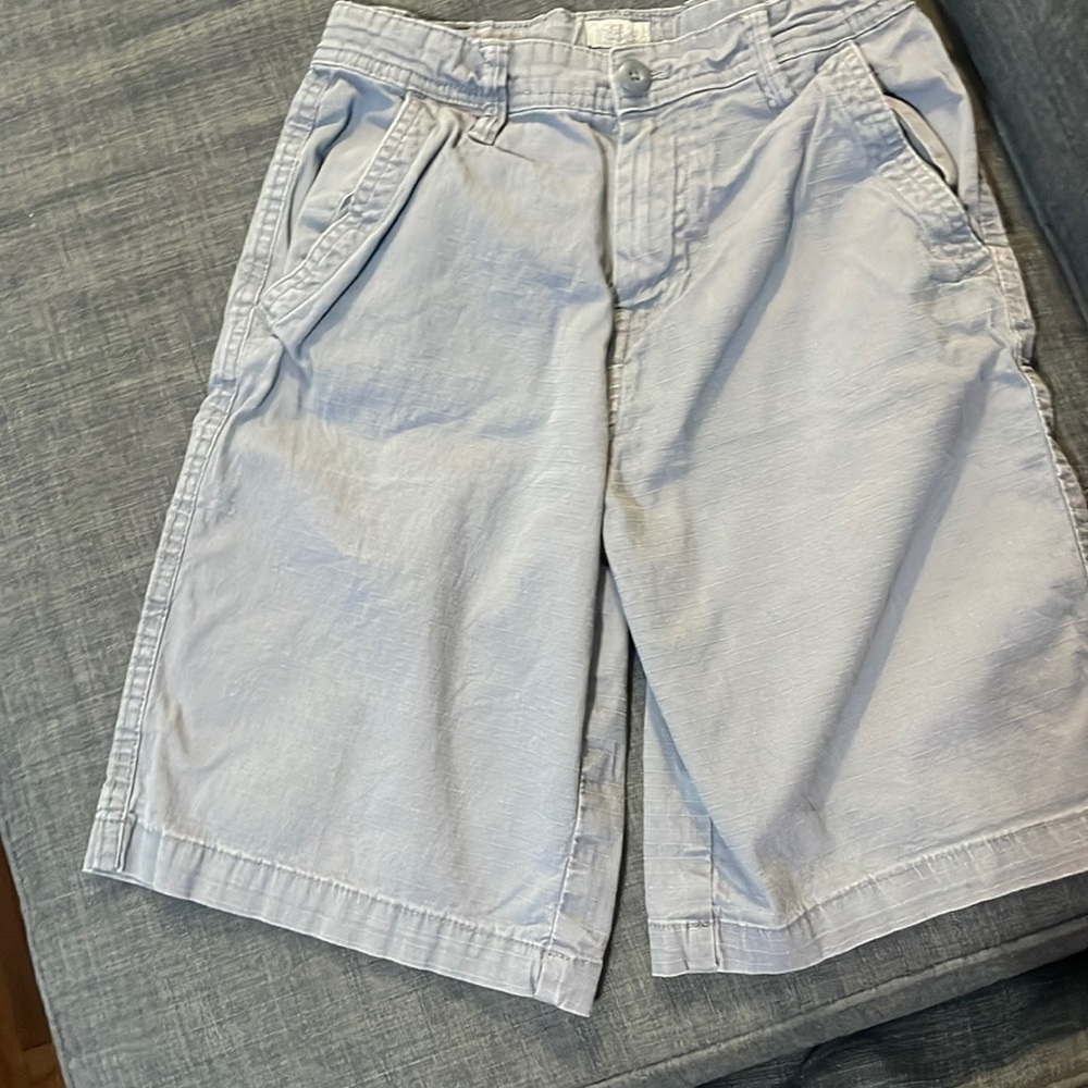 Boys Ocean + Coast size 16 adjustable waist gray shorts